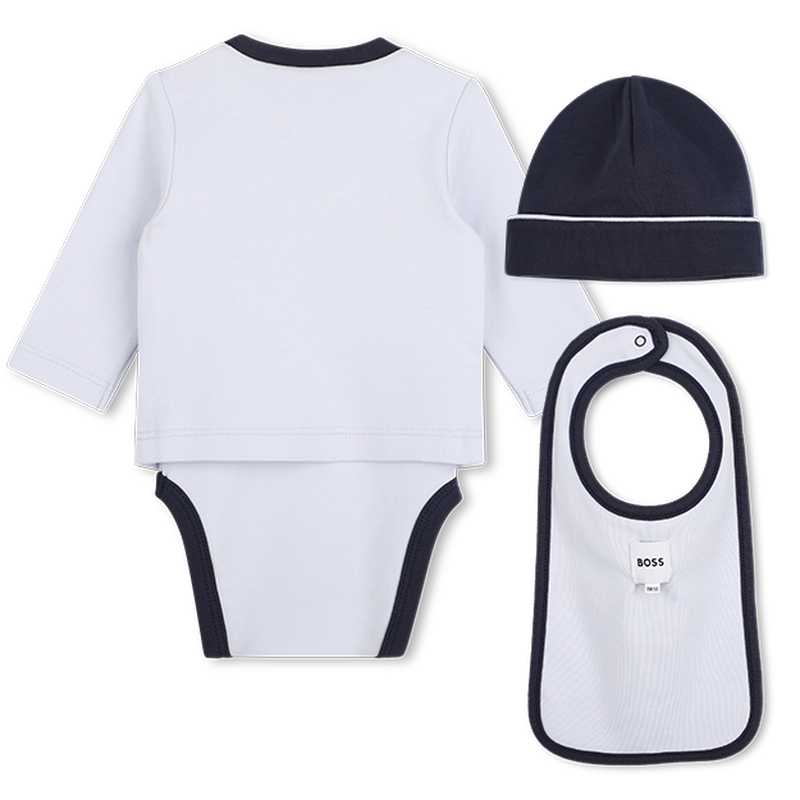 Body, Latzhose und Mütze Set BOSS 
                        JUNGE