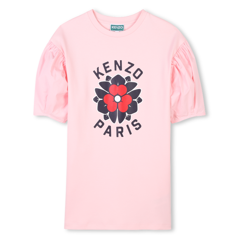 T-Shirt-Kleid mit Ballon&auml;rmeln KENZO KIDS 
                        M&Auml;DCHEN