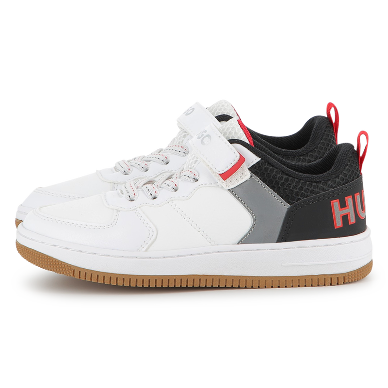 Sneaker mit elastischen Schn&uuml;rsenkeln HUGO 
                        JUNGE