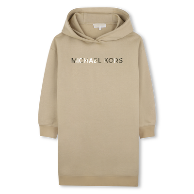 Kapuzenkleid aus Fleece MICHAEL KORS MÄDCHEN
