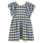 Baumwoll-Kleid mit Karomuster KENZO KIDS 
                    M&Auml;DCHEN
