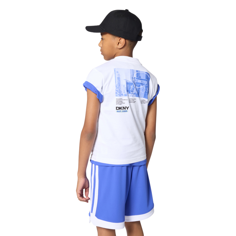 KURZ&Auml;RMELIGES T-SHIRT DKNY 
                        UNISEX