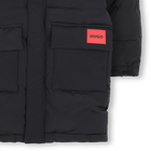 Lange Daunenjacke HUGO 
                    JUNGE