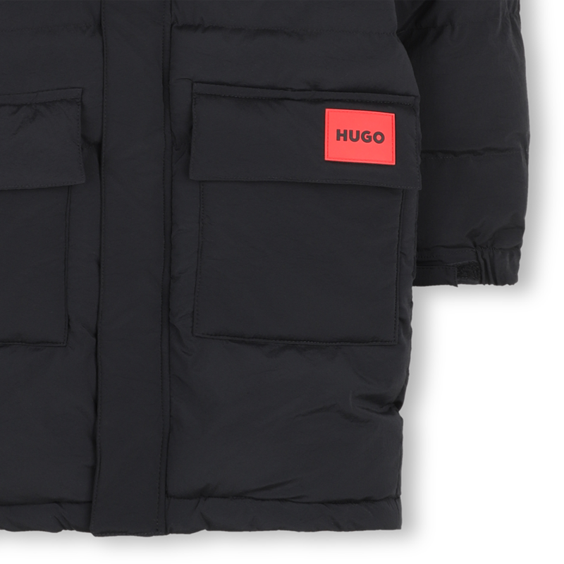 Lange Daunenjacke HUGO 
                        JUNGE