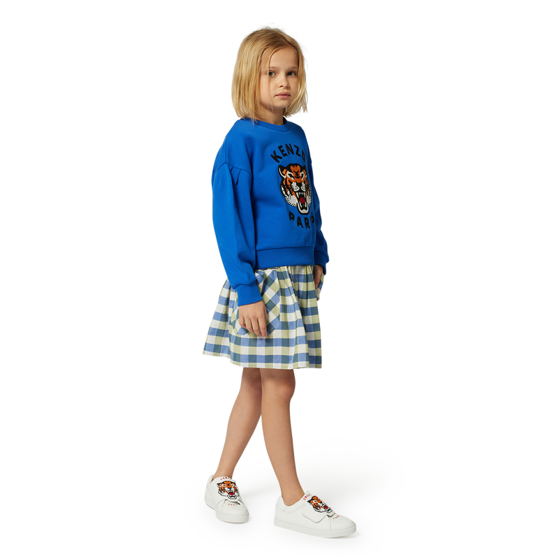 Karierter Rock aus Baumwolle KENZO KIDS 
                        M&Auml;DCHEN