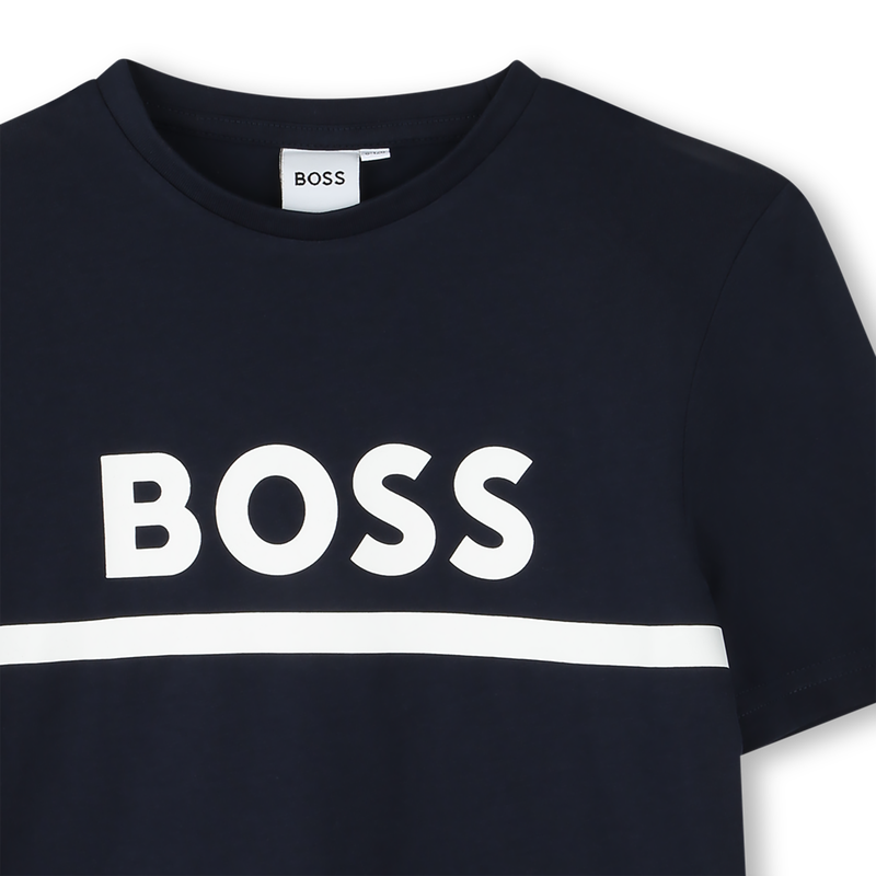 KURZ&Auml;RMELIGES T-SHIRT BOSS 
                        JUNGE