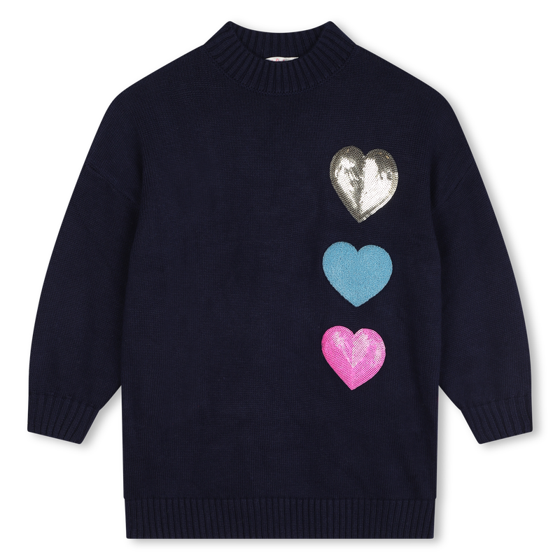 Strickkleid mit Pailletten BILLIEBLUSH 
                        M&Auml;DCHEN