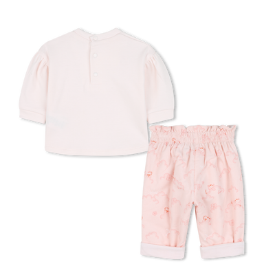 Set aus T-Shirt + Hose KENZO KIDS M&Auml;DCHEN