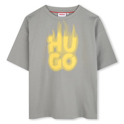 Kurzarm-T-Shirt aus Baumwolle HUGO JUNGE