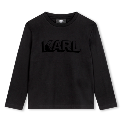 Langarm-T-Shirt KARL LAGERFELD KIDS JUNGE