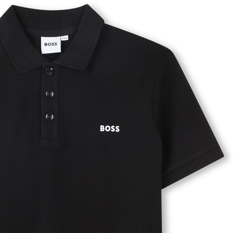 Baumwoll-Poloshirt mit Logo BOSS 
                        JUNGE