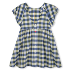 Baumwoll-Kleid mit Karomuster KENZO KIDS 
                    M&Auml;DCHEN
