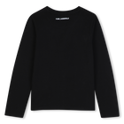 Langarmshirt KARL LAGERFELD KIDS 
                    M&Auml;DCHEN