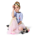 Kleid aus bi-material BILLIEBLUSH 
                    M&Auml;DCHEN