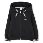 Jogger-Strickjacke, SCHWARZ, hi-res