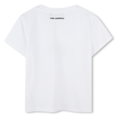 T-Shirt mit Druck KARL LAGERFELD KIDS M&Auml;DCHEN