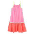 Langes, zweifarbiges Kleid BILLIEBLUSH 
                    M&Auml;DCHEN