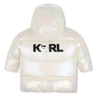 Steppjacke mit Kapuze KARL LAGERFELD KIDS 
                    M&Auml;DCHEN