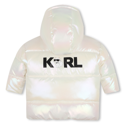 Steppjacke mit Kapuze KARL LAGERFELD KIDS M&Auml;DCHEN