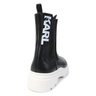 Leder-Stiefeletten KARL LAGERFELD KIDS 
                    M&Auml;DCHEN