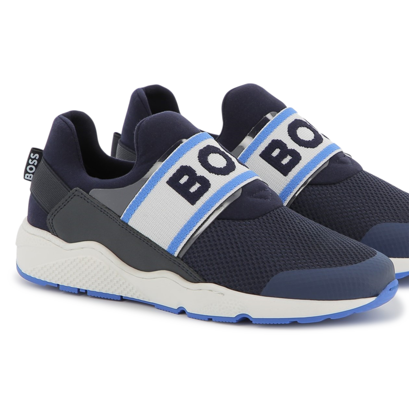 Niedrige Sneaker mit Stretch BOSS 
                        JUNGE