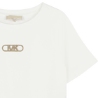 Kurz&auml;rmliges Baumwoll-T-Shirt MICHAEL KORS 
                    M&Auml;DCHEN