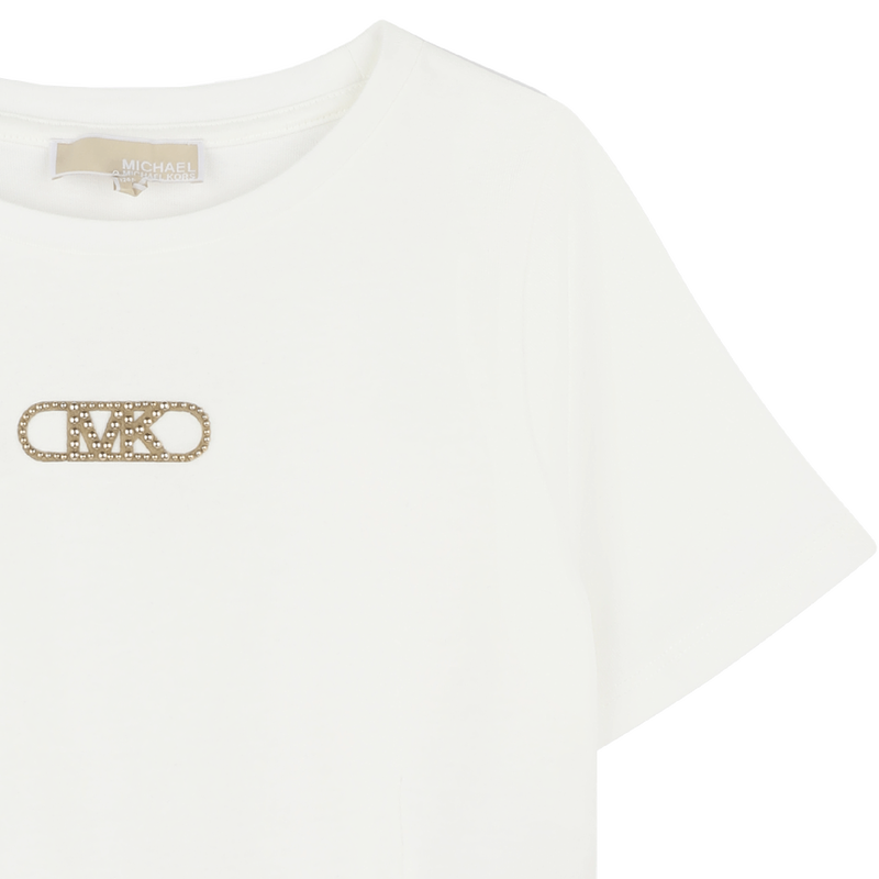 Kurz&auml;rmliges Baumwoll-T-Shirt MICHAEL KORS 
                        M&Auml;DCHEN