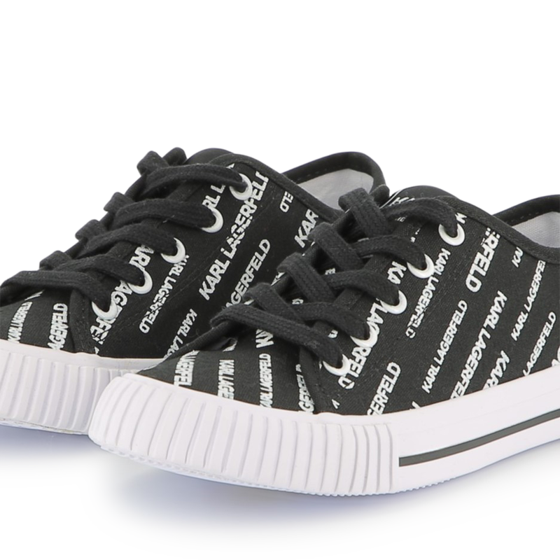 Schn&uuml;rsneaker mit Logoprint KARL LAGERFELD KIDS 
                        JUNGE