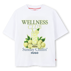 Kurz&auml;rmeliges t-shirt HUGO 
                    JUNGE