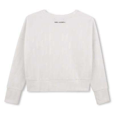Langarm-Sweatshirt KARL LAGERFELD KIDS M&Auml;DCHEN