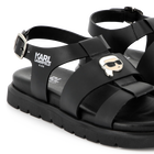 Leder-Sandalen mit Schnalle KARL LAGERFELD KIDS 
                    M&Auml;DCHEN