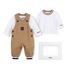 Overall- und T-Shirt-Set BOSS 
                    JUNGE