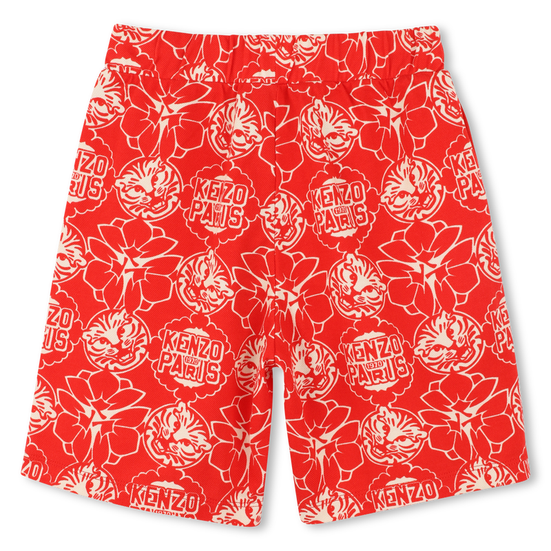 Bermudas mit japanischem Druck KENZO KIDS 
                        JUNGE