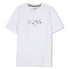 T-Shirt mit kurzen &Auml;rmeln, WEISS, hi-res