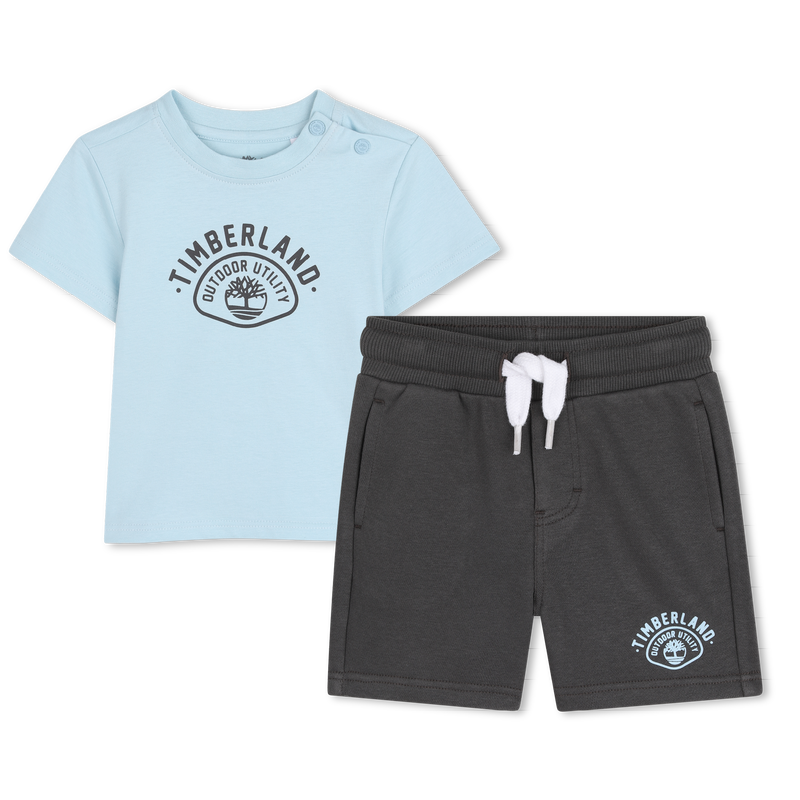 SET AUS T-SHIRT UND SHORTS TIMBERLAND 
                        JUNGE