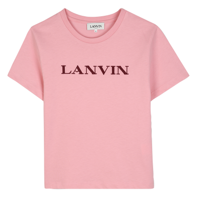 T-Shirt mit kurzen &Auml;rmeln LANVIN M&Auml;DCHEN