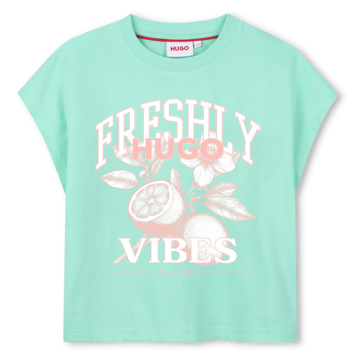 KURZ&Auml;RMELIGES T-SHIRT HUGO M&Auml;DCHEN