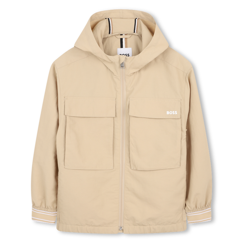 WINDJACKE MIT KAPUZE BOSS 
                        JUNGE