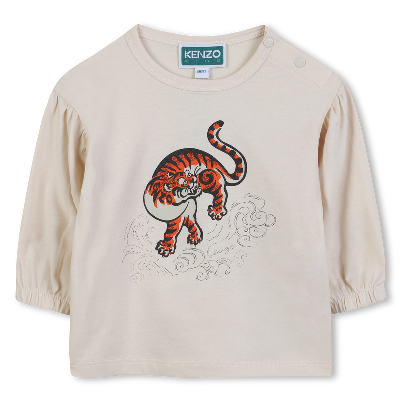 Langarm-T-Shirt KENZO KIDS 
                        M&Auml;DCHEN