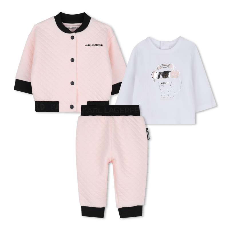 Jogginganzug KARL LAGERFELD KIDS 
                        M&Auml;DCHEN