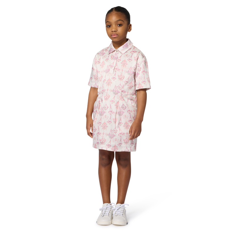 Satinkleid mit Polokragen GIVENCHY 
                        M&Auml;DCHEN