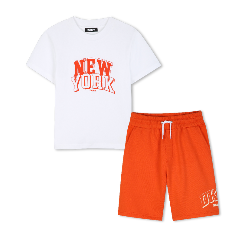 T-Shirt- und Bermuda-Set DKNY 
                        JUNGE