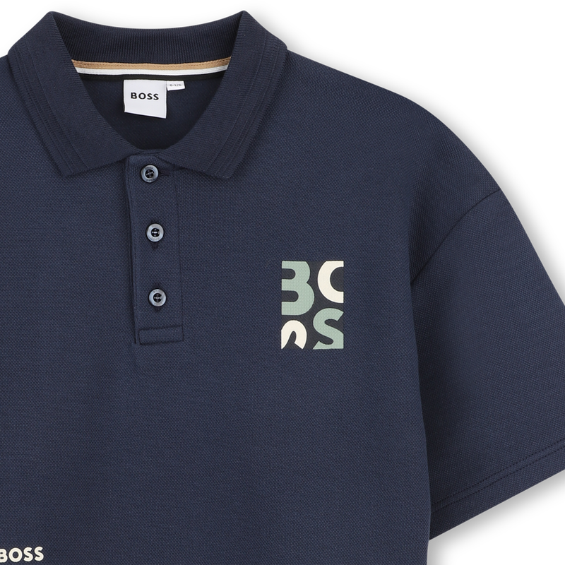 KURZ&Auml;RMELIGES POLOSHIRT BOSS 
                        JUNGE