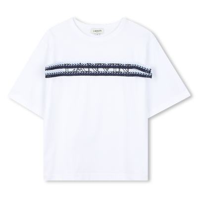 KURZ&Auml;RMELIGES T-SHIRT LANVIN JUNGE