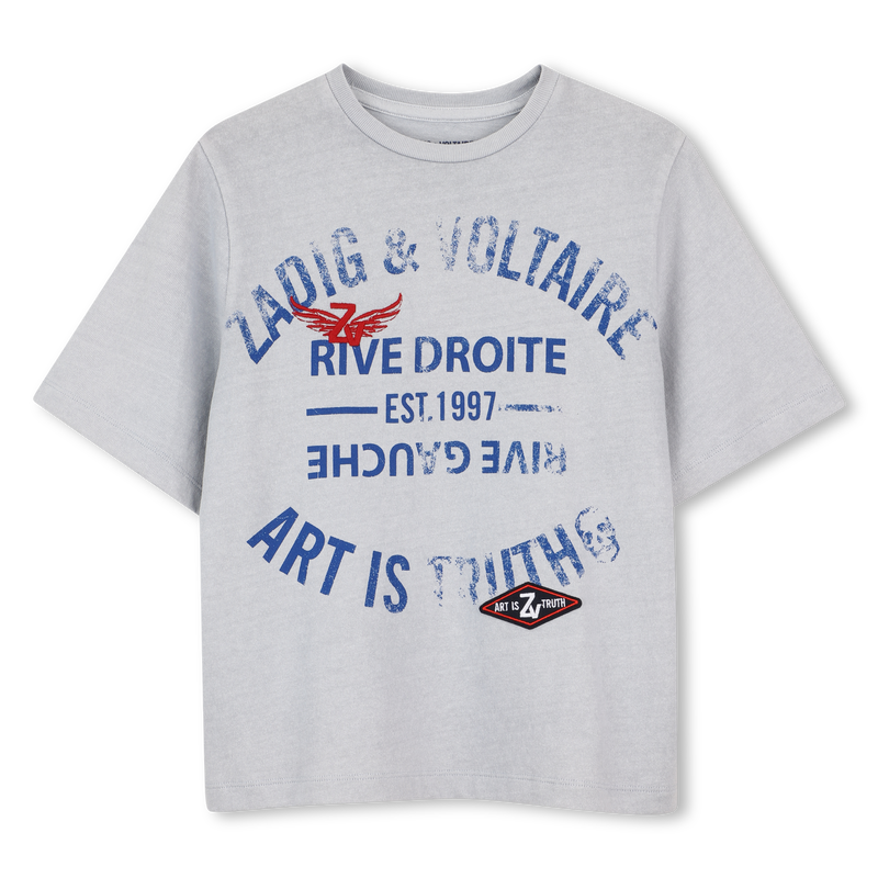 T-Shirt mit kurzen &Auml;rmeln ZADIG & VOLTAIRE 
                        JUNGE