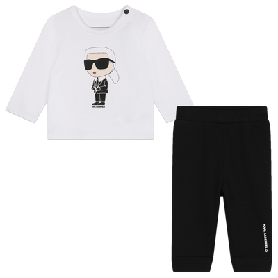 Set aus T-Shirt und Leggings KARL LAGERFELD KIDS JUNGE