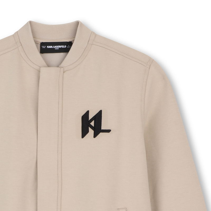 KAPUZENPULLOVER MIT REISSVERSCHLUSS KARL LAGERFELD KIDS 
                        JUNGE