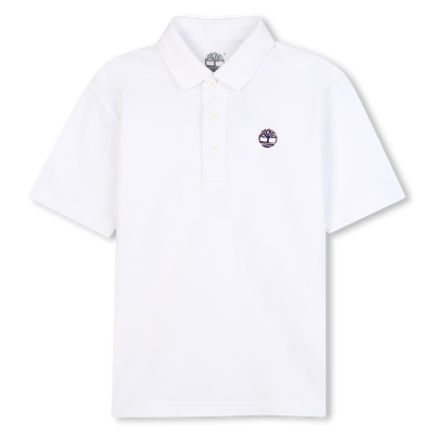 Kurz&auml;rmeliges Poloshirt aus Baumwolle TIMBERLAND JUNGE