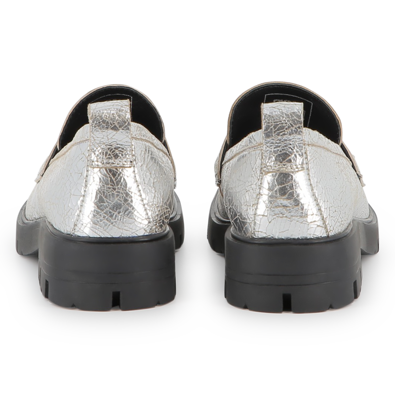 Loafer aus Metallic-Rindsleder DKNY 
                        MÄDCHEN