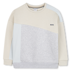 Sweatshirt mit Rundhalsausschnitt BOSS 
                    JUNGE